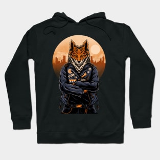 fox cyberpunk Hoodie